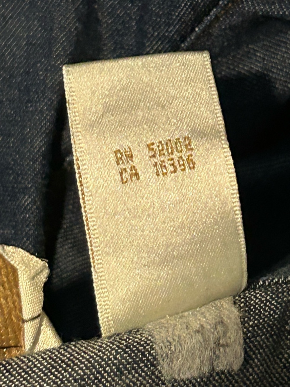 Dana Buchman Dark Wash Trouser Jeans Size 12 Wide Leg‎ Stretch Denim - Picture 10 of 11